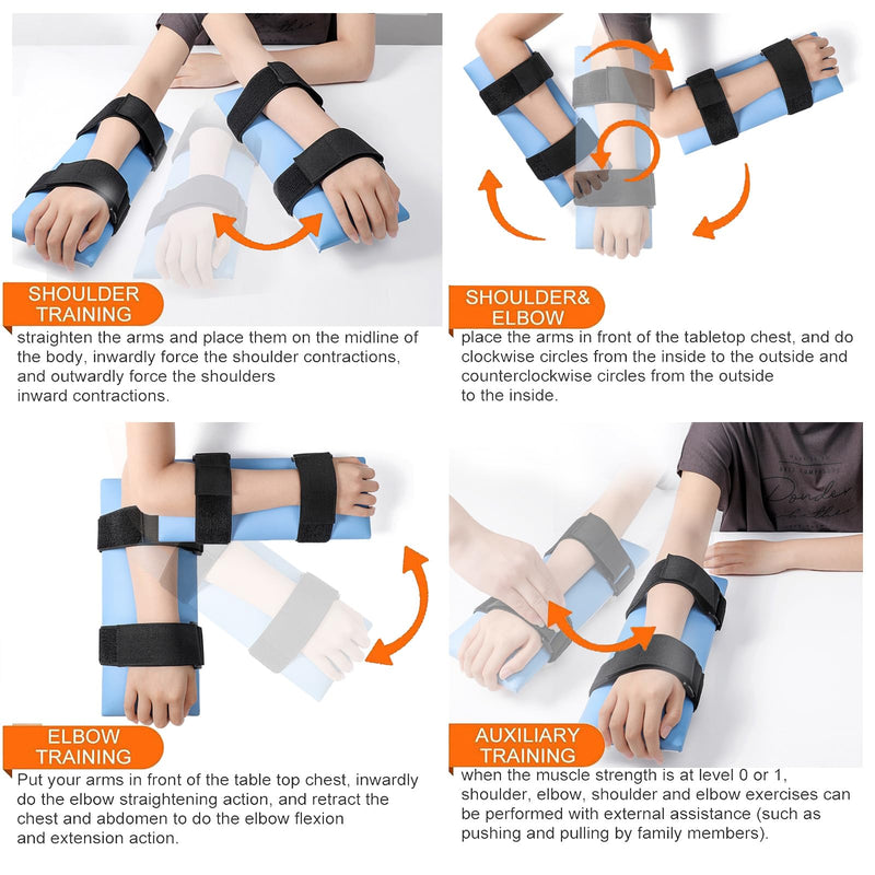 [Australia] - Desktop Rehab Skateboard360°Roating Wheels,Shoulder Pulley Physical Therapy,Pulleys Shoulder Rehab,Stroke Victims Arm Skateboard,Improves Flexibility And Extension 