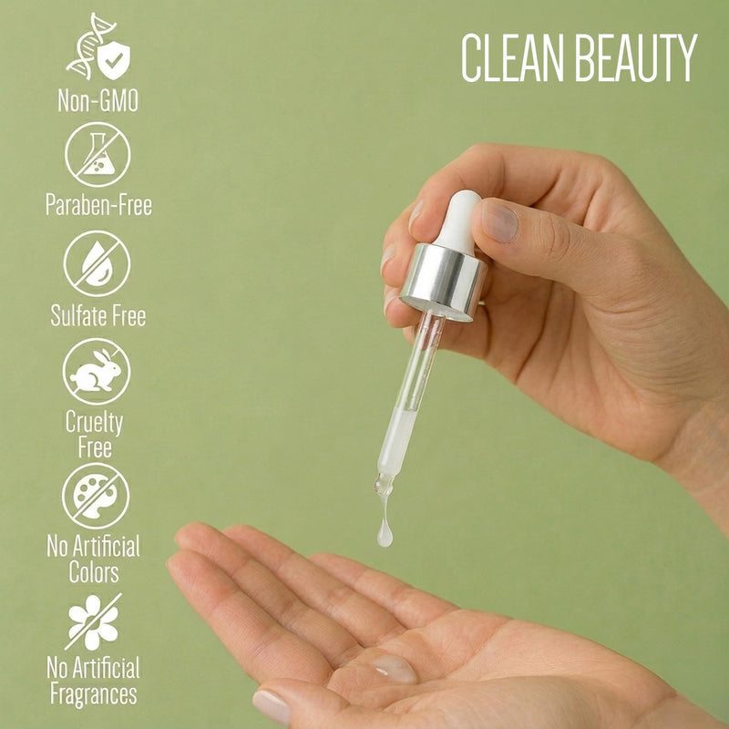 PISTACHÉ SKINCARE Hydrating Face Serum, Hyaluronic Acid Vitamin E, 1oz | Rejuvenating antioxidant oil protects against fine lines for smooth, radiant skin. Lightweight formula absorbs quickly.