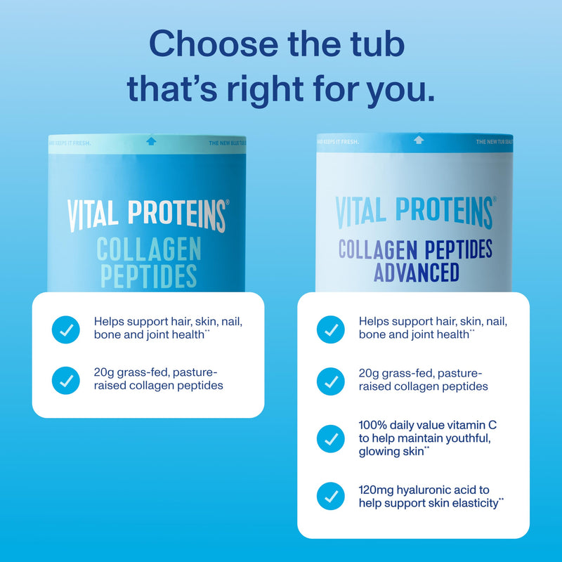Vital Proteins Collagen Peptides Powder, Unflavored, 9.33oz | Grass-Fed Collagen Peptides, Supports Hair Skin & Nails, Bones & Joints, 13 Servings 13 Servings (Pack of 1)