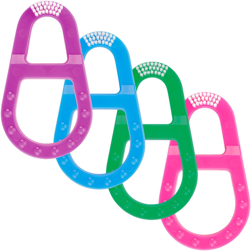[Australia] - SmileGoods Infant Safety Toothbrushes, 24 Individually Packaged Toothbrushes, Assorted Colors, Bulk Pack of 24 
