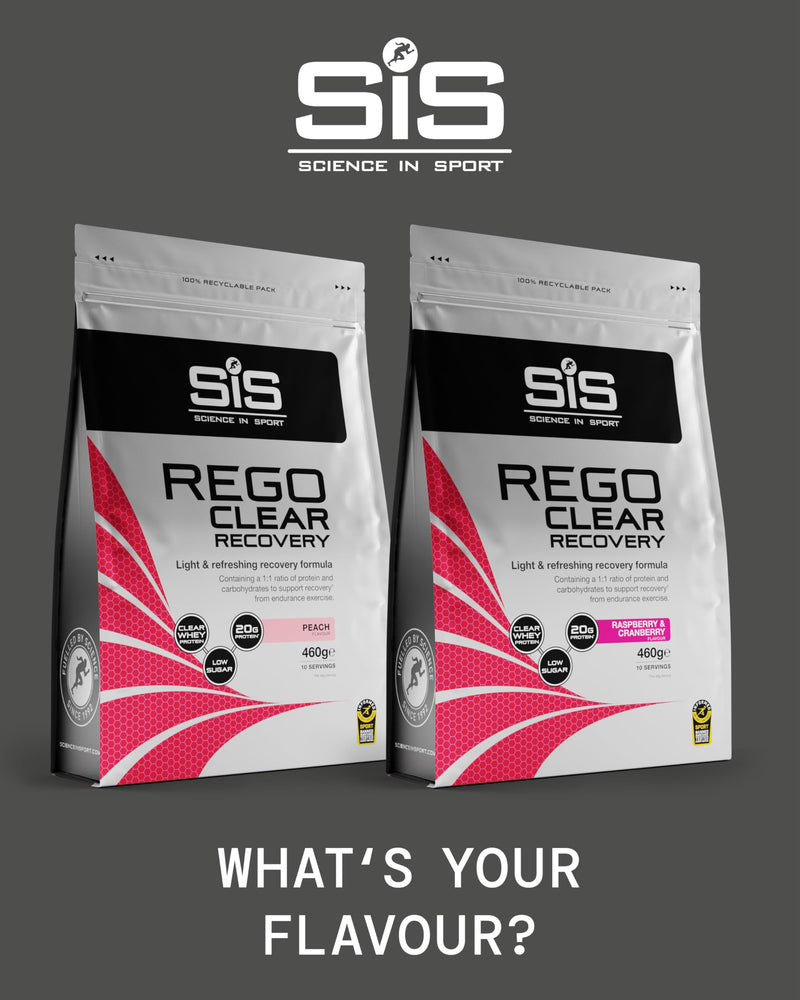 Science in Sport Rego Clear Recovery | Clear Whey Protein Shake | 20g Protein, 21g Carbs, Low in Sugar | Raspberry & Cranberry, 460g 10 Servings (Pack of 1)