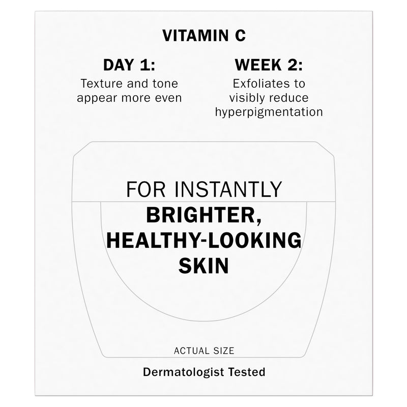 Olay Vitamin C Face Moisturizer, Brightening Cream for Women, Instant Hydration, Evens Tone, Dark Spot & Hyperpigmentation Reduction, Glowing Skin Care - Niaciniamide, Lactic Acid, 1.7 Oz 1.7 Fl Oz