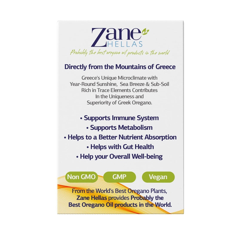 [Australia] - Zane Hellas 190 mg Oregano Oil-164 mg Carvacrol per Serving-4 Drops Daily. 100% Greek Undiluted Oil of Oregano. 86%-90% Min Carvacrol. Probably The Best Oregano Oil in The World. 1 fl. oz.- 30ml 1 Fl Oz (Pack of 1) 