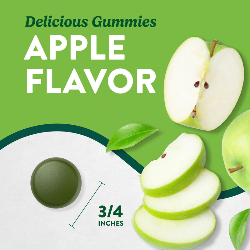 Nature's Truth Super Greens Gummies | 60 Count | Made With Real Greens | Apple Flavor | Vegan & Non-GMO Supplement