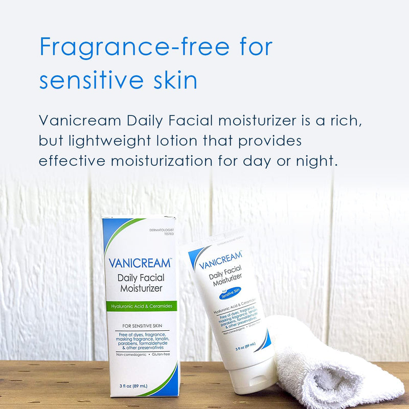 Vanicream Daily Facial Moisturizer - 3 fl oz Vitamin C Serum - 1.2 Fl Oz