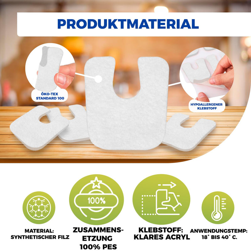 [Australia] - Corn plaster | Pressure sores plaster 48 units | Pressure points plaster feet U-shaped 3 mm. Spessor | corns | pressure plaster | pressure sores plaster | pressure protection rings | Permanently. 48 pcs. White 3mm 