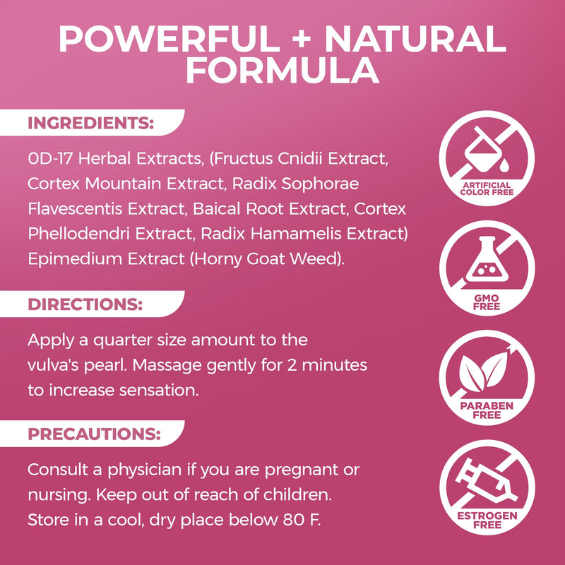 [Australia] - Lubracil Sensation Serum for Women – External Use Only – Moisturizing Formula with Natural Herbal Extracts – Hormone-Free – 30ml (2 Pack) 