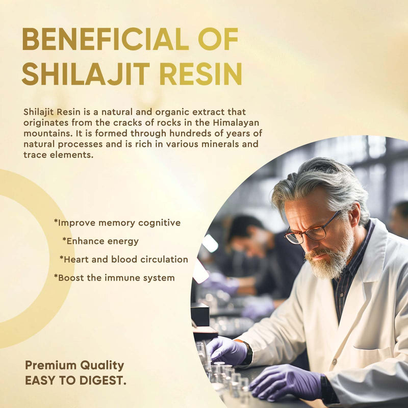 [Australia] - Shilajit Original Himalaya, 2025 New Natural Shilajit resin with fulvic acid minerals Supports endurance and vitality, chase away fatigue 