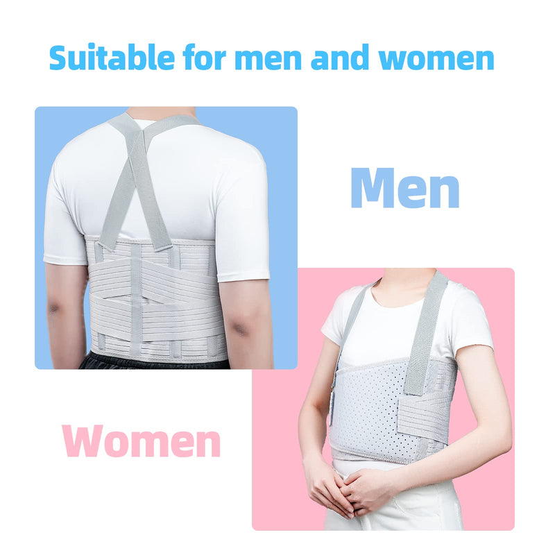 [Australia] - Rib Injury Belt Chest Binder, Chest Brace Chest Compression Suppor Rib Bandage Wrap for Sternum Injuries, Sore or Bruised Ribs Support, Dislocated Ribs Protection, Pulled Muscle Pain XX-Large 