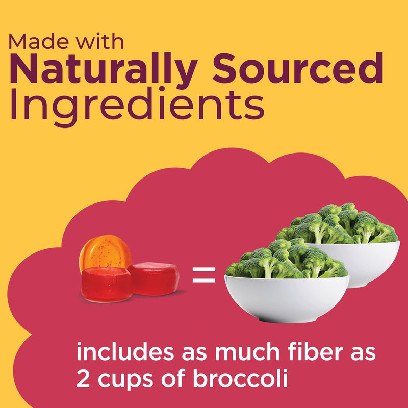 [Australia] - Country Farms Fiber Care Prebiotic Gummies, 6g of Fiber Per Serving, FOS from Beets, Digestive Health, Supports Regularity, Mixed Fruit Flavor, 120 Gummies, 40 Servings, Multi 