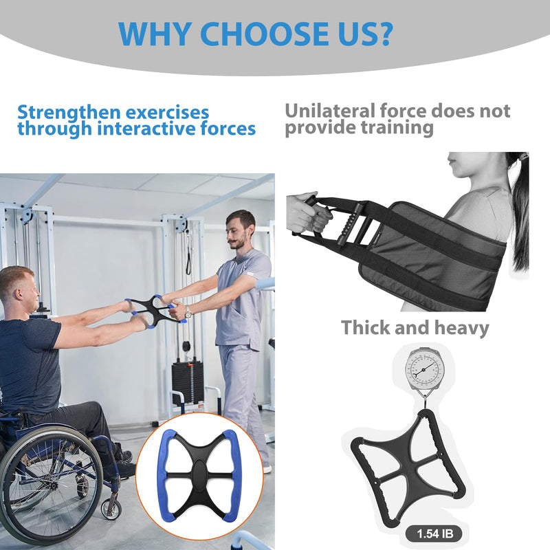 [Australia] - 10.8" Standing Aid and Handicap Bar with Non Slip Handles Fall Assist Devices 450 Lbs Weight Capacity, Portable Mobility for Elderly Senior Patients, Disable and Caregivers Blue 