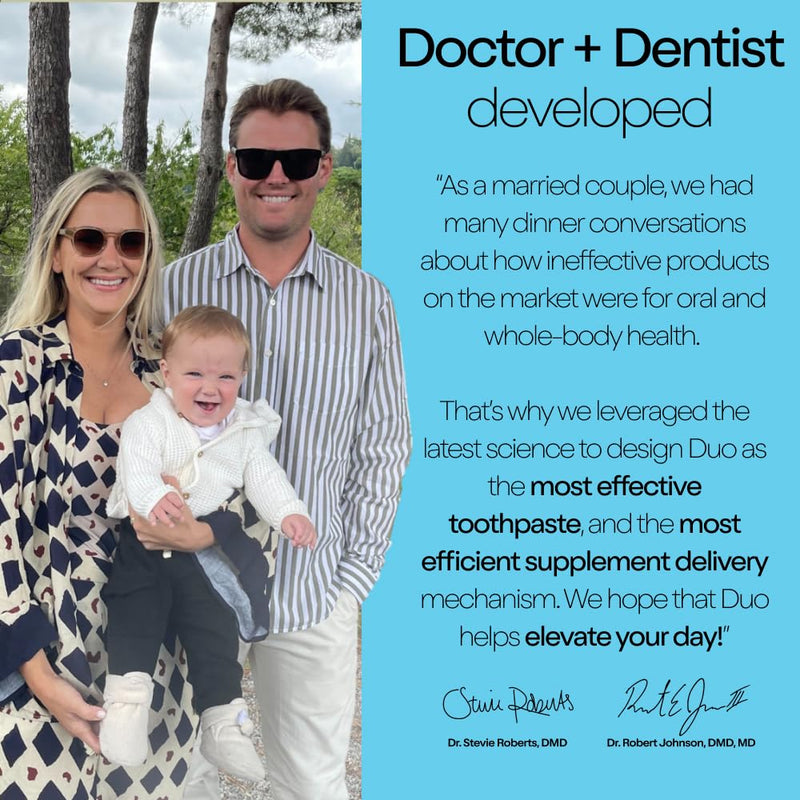[Australia] - Duo Toothpaste Tablets | Nano-Hydroxyapatite (nHa) Natural Whitening, Remineralize, Reduce Sensitivity | Sustainable & Plastic Free | Dentist Created | Wild Mint Medley - 1 Bottle / 62 Tablets Original 62 Count (Pack of 1) 