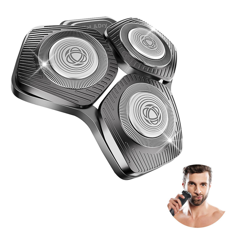 SH71/50 Shaving Heads Compatible with Phili*s Shavers Series S5000 (S5XXX),S7000 (S7XXX) for RQ12/70, RQ12/60, SH60/70, and SH70/70 (grey) grey