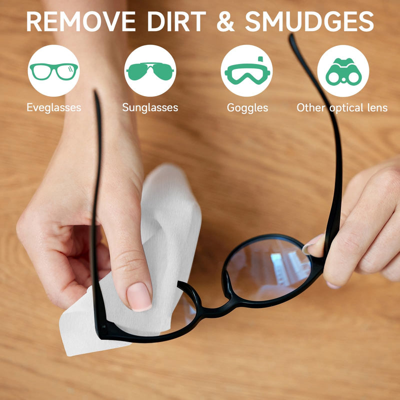 [Australia] - Lensmate 120 Count Lens Wipes for Eyeglasses, Pre-Moistened & Individually Wrapped Eyeglass Wipes, Lens Cleaning Wipes for Eyeglasses, Sunglasses, Goggles and Camera Lens 