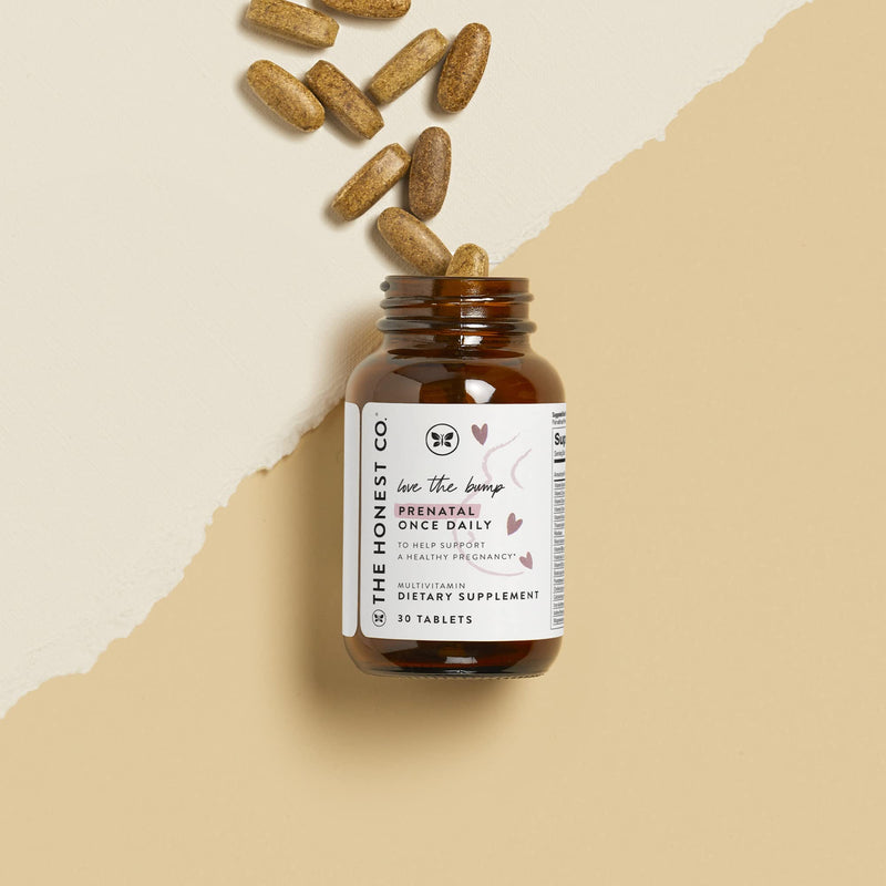 [Australia] - The Honest Company Love the Bump Prenatal Once Daily Supplement | NSF-Certified, Non-GMO | 30 Count Tablets 30 Count (Pack of 1) 