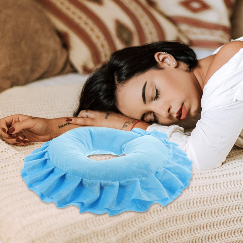 [Australia] - U-Shaped Pillow for Massage Table Face Cradle Cushion Spa and Beauty Salon Massage Pillow for Neck Support and Facial Comfort Removable and Easy Clean 