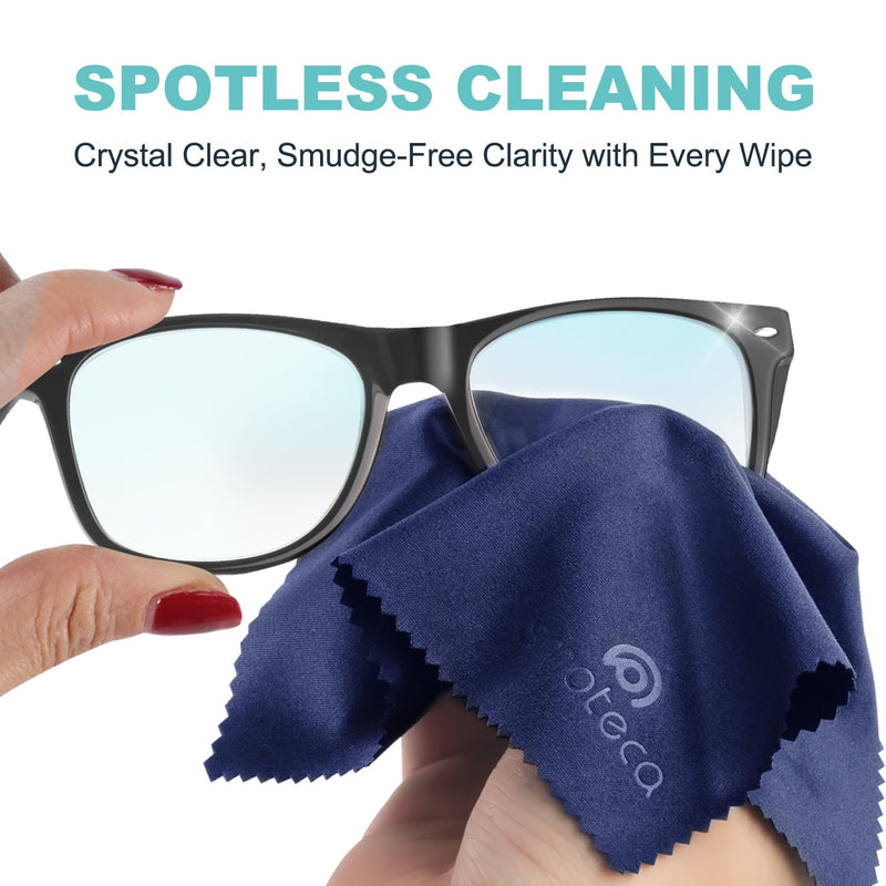 [Australia] - SmoTecQ Premium Microfiber Cleaning Cloths (6-Pack) ‚Äì Ultra-Soft, Scratch-Free Cloths for Eyeglasses, Sunglasses, Camera Lenses, Screens & More ‚Äì Washable & Reusable (6 Pack) 6 Pack 