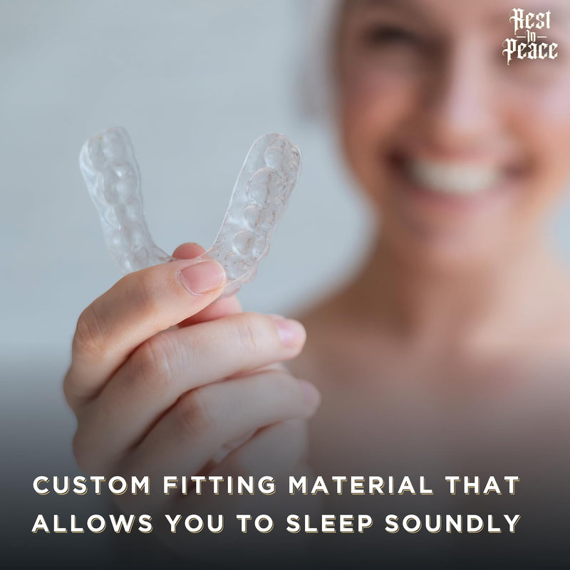 [Australia] - Rest in Peace Night Guard - Pack of Two Moldable Mouth Guard for Teeth Grinding Clenching Bruxism (Clear) Clear 