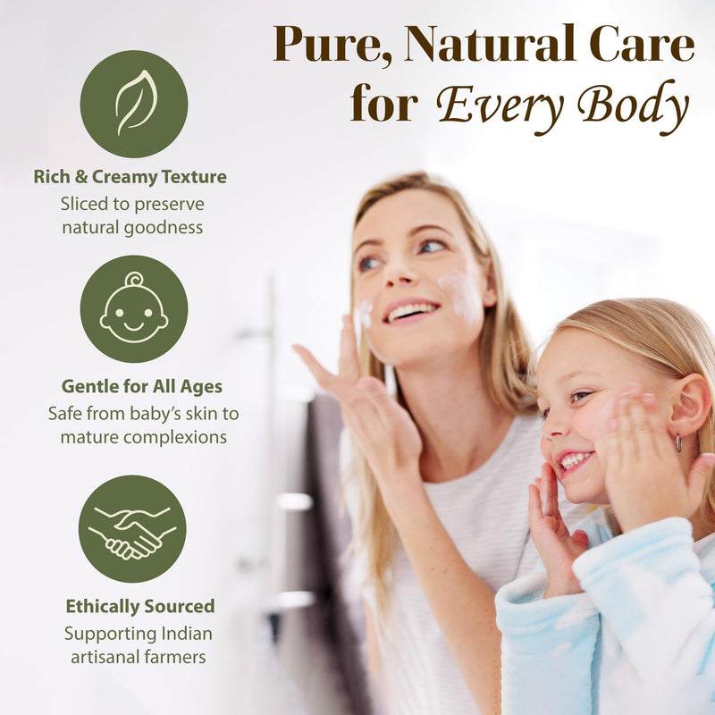 era of nature Organic Unrefined Raw Mango Body Butter Block 8oz - Moisturizing Mango Seed Raw Butter Bar for Skin & Hair, DIY Lip Balm Base, Cream, Soap & Lotion Making Supplies Kit, Personal Skincare 8 Ounce (Pack of 1) Mango Butter