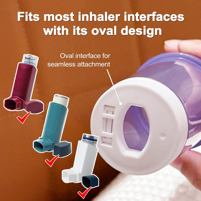 [Australia] - Inhaler Spacer for Children, Spacer for Inhaler with Anti-Static Chamber, Detachable Design, Easy Cleaning, BPA-Free Liquid Silicone Mask, Enhanced Medication Delivery, Durable & Child-Safe Design 