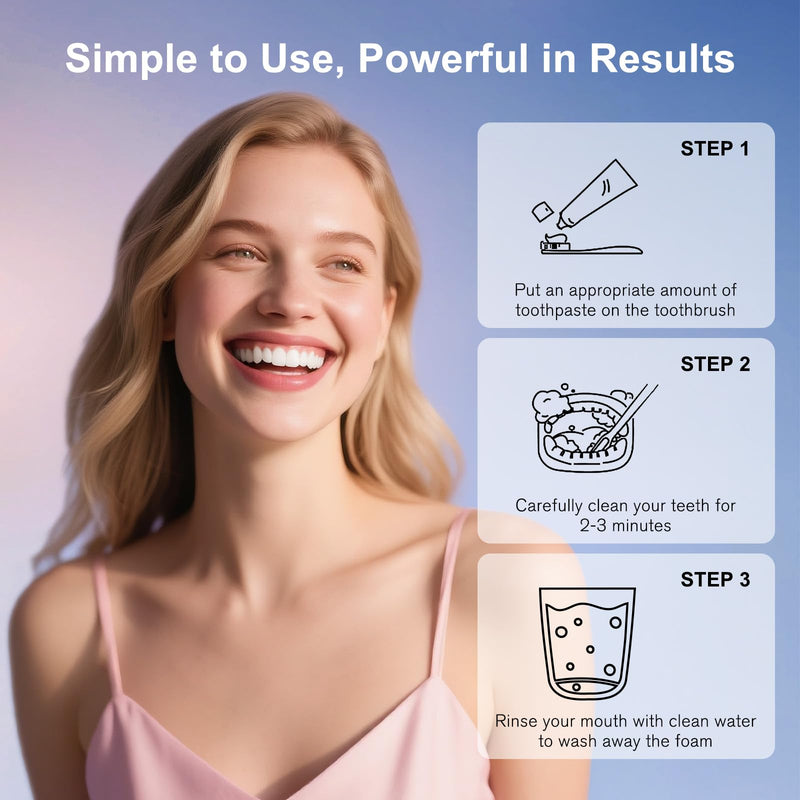 [Australia] - Niacinamide Whitening Toothpaste for Fresh Breath, Gentle Stain Removal & Teeth Brightening, Mint Flavor for Sensitive Teeth 7.05 Ounce (Pack of 1) 