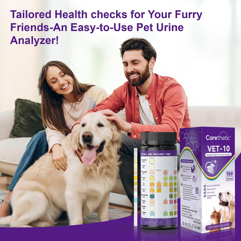 [Australia] - Pet Urine Test Strips ‚Äì 10 Parameter Cat & Dog Urine Test Kit, at-Home UTI Test for Cats & Dogs, Easy to Use, Fast Results 