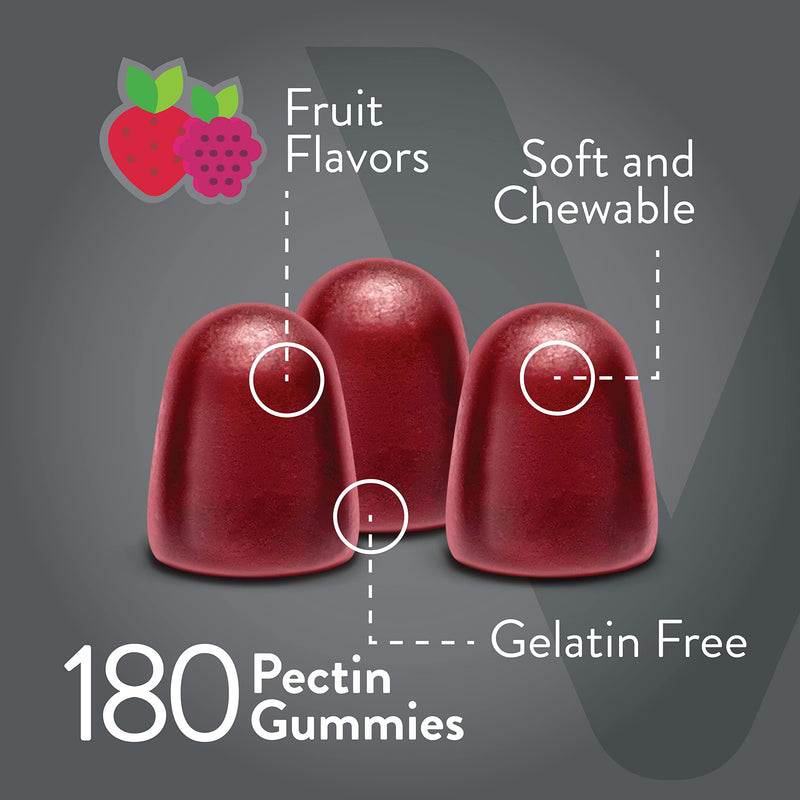 Viteey Prebiotic Fiber Gummies for Adults, 7g | Gut Health & Digestive Soluble Fiber Supplement Gummies - Zero Sugar Added, Vegan, Gluten-Free - 180 Count 90 Count (Pack of 2)