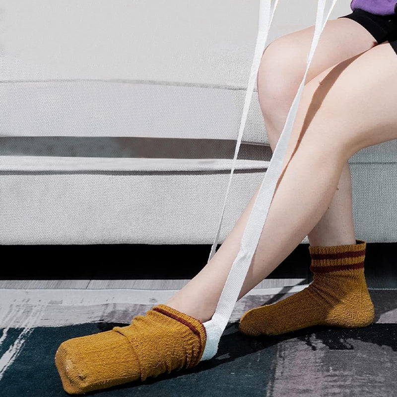 [Australia] - Sock Aids for Putting on Socks, Sock Aid Device for Seniors, Sock Aid Tool for Elderly, Disabled, Pregnant, Sock Helper Pulling Assist Device 