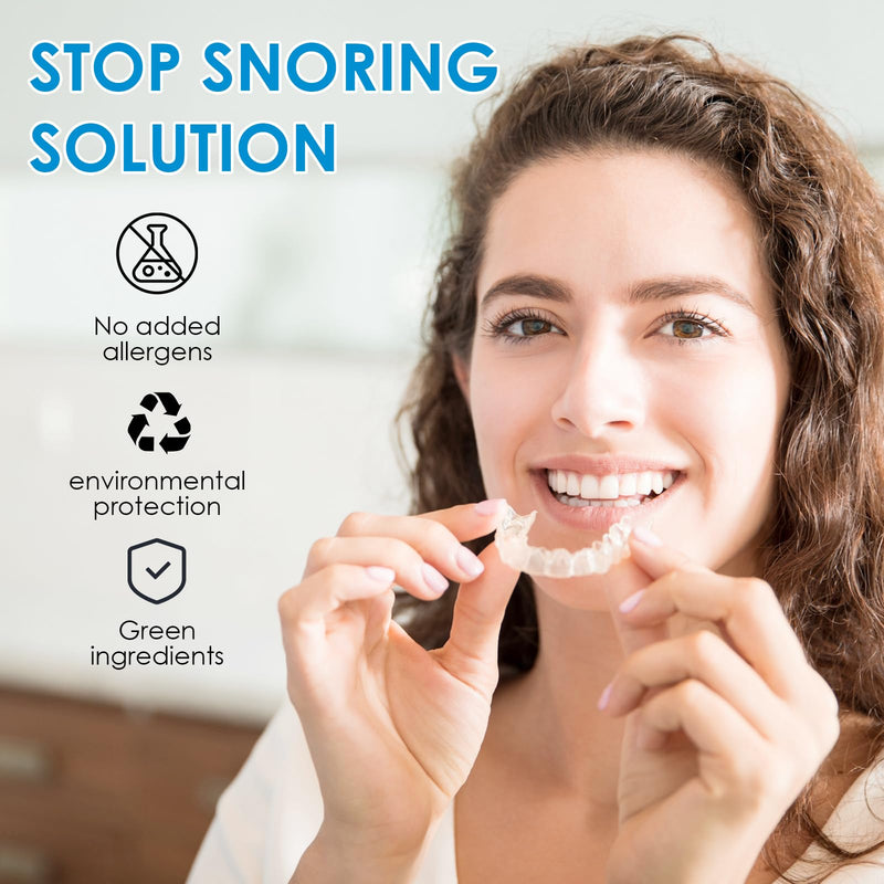 [Australia] - Pack of 4 dental splints for nighttime teeth grinding, bite splint to stop bruxism, improves sleep, transparent braces, against bruxism and teeth grinding No 