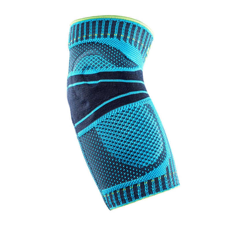 [Australia] - Bauerfeind unisex elbow sports bandage, for ball and kick sports, stability on the elbow joint, silicone ring, size. M, rivera, 1 piece 
