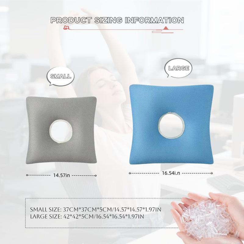 [Australia] - Pressure Ulcer Cushion,Bed Sore Cushions,Donut Pillow for Bed sores,Soft,Breathable and Pressure Relief Sciatica Pillow Anti-Decubitus Pad for Seniors,Pregnant and Post-Surgery Brown Small 