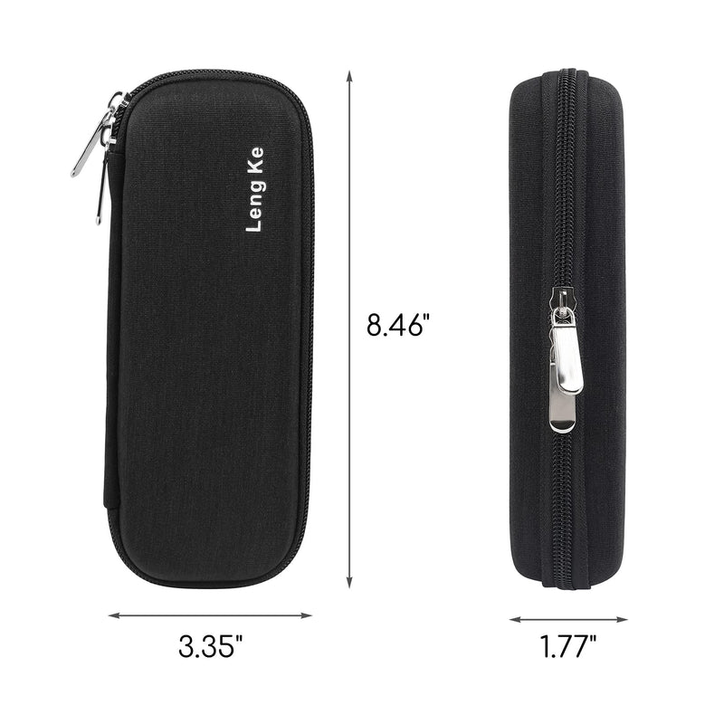 [Australia] - Insulin Cooler Travel Case with 2 Gel Ice Pack TSA Approved Diabetic Medication Cooler Bag with Thermal Insulation Mini Medical Cooling Pouch for Traveling (Black) Black 