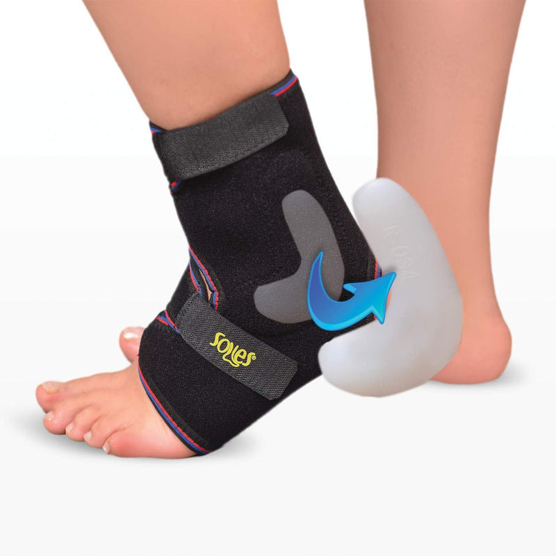 Breathable Neoprene Malleolus Ankle Brace Soles — Extreme Comfort — One Size Fits All — Fits Both Feet — Soft, Flexible, Comfortable — Reduces Pain and Prevents Injuries — Stabilizes Ankle