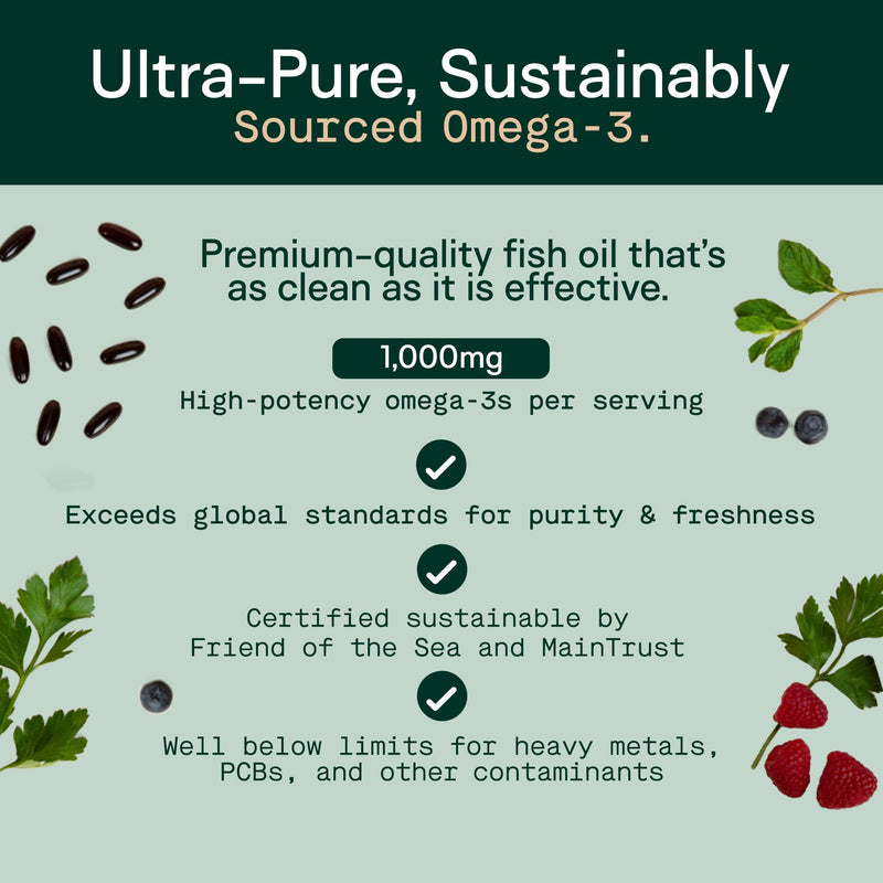 [Australia] - Adapt Naturals Omega 3 Fish Oil Supplement with Bioavailable Curcumin & Black Seed, 1500mg Fish Oil EPA DHA Omega 3 Fatty Acids to Support Joints, Muscles & Heart | Unflavored - 30 Days Supply 30 Count (Pack of 1) 