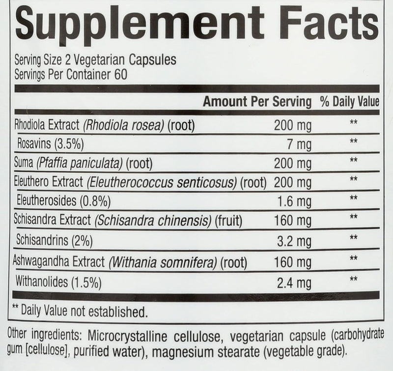 [Australia] - WomenSense AdrenaSense by Natural Factors, AdrenaSense, Herbal Supplement for Adrenal Support and Stress Relief, Vegan, Non-GMO, 120 Capsules 120 Count (Pack of 1) 