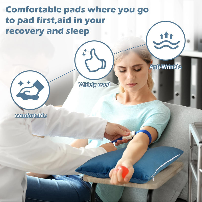 [Australia] - Comfortable Arm Rest Pillow for Better Sleep and Recovery Ideal Support for Swelling, Injury and Surgery Recovery Perfect for Side Sleepers (Dark Blue) Dark Blue 