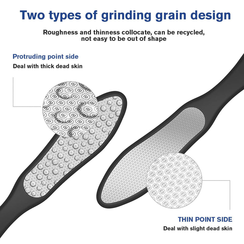 [Australia] - Callus planer foot care, callus file, callus rasp, callus removal foot, callus remover, removes dead and shriveled skin calluses, for pedicure and foot care, double-sided 