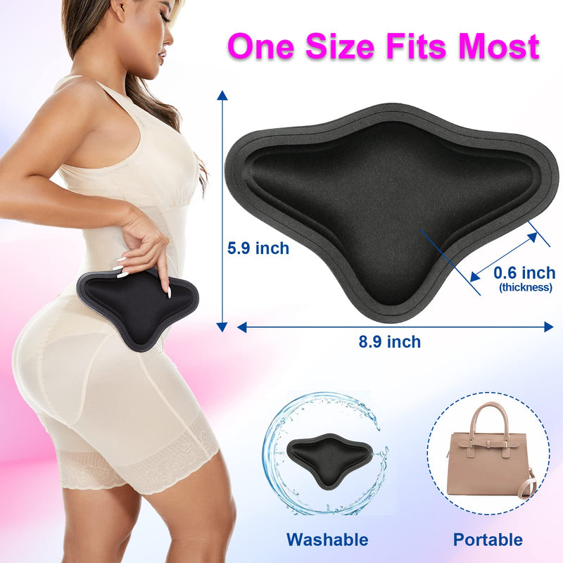 [Australia] - Lipo Foam Back Board, BBL Lumbar Molder, Lipo Board Post Surgery, BBL Post Surgery Supplies, Back Compression Lipo Foam Board, Tabla Moldeadora for BBL & Liposuction Post Surgery Recovery(Black) Triangle 