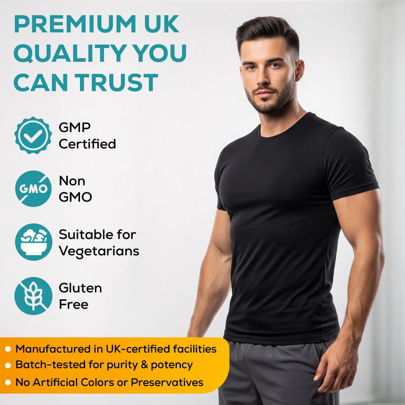 Creatine Monohydrate Powder 500g – Micronised 200 Mesh – 5g Per Serving (71 Servings) – Creatine Complex with Magnesium, Vitamin B6 & B12 – Raspberry & Blueberry Flavour – Vegan