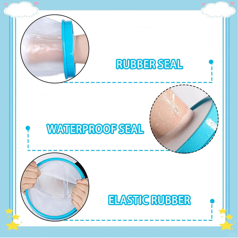 [Australia] - 1 piece plaster protection waterproof arm, adult bandage protection arm shower protection, medical consumables for plaster protection, reusable, keeps wound dressings on the arms dry, unisex 