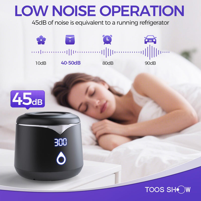 [Australia] - Ultrasonic Retainer Cleaner, 45kHz Denture Cleaner Machine, 5min and 10min Modes, 200ml Dental Cleaning Pod, MouthGuard Cleaner for Aligner Jewelry EPA Est. No.104222-CHN-1 