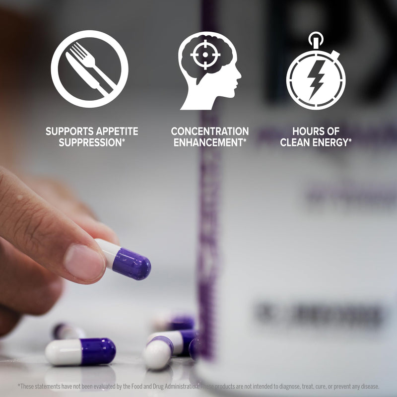 [Australia] - FINAFLEX PX PRO Xanthine - 60 Capsules - Thermogenic - Promotes Energy, Focus & Appetite Suppression - with Caffeine & TeaCrine - 60 Servings 