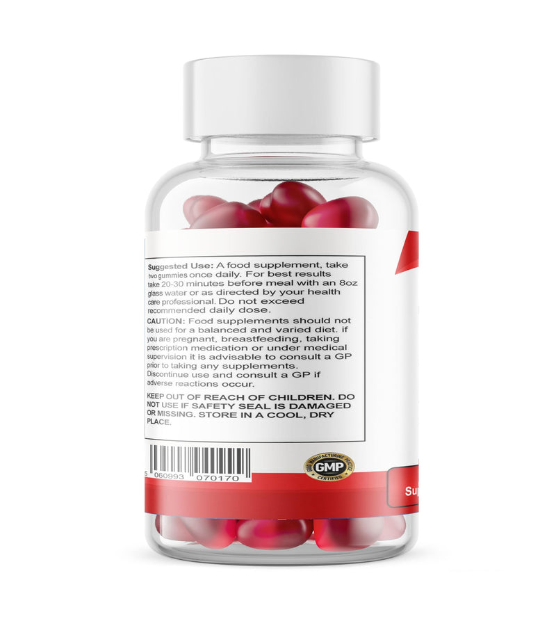 MaxBoost XXL – Advanced Male Performance Support Gummies | 60 Gummies | Supports Energy, Stamina & Vitality | Non-GMO, Vegan Friendly, GMP Quality