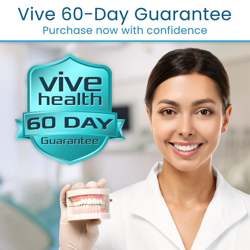 [Australia] - Vive Retainer Cleaner Tablets - Denture & Invisalign Cleaner - for Night Dental Guard & Aligners - Overnight Cleaning Tablets - False Teeth Mouthpiece Cleanser for Stains, Plaque, Odor 90 Count (Pack of 1) 