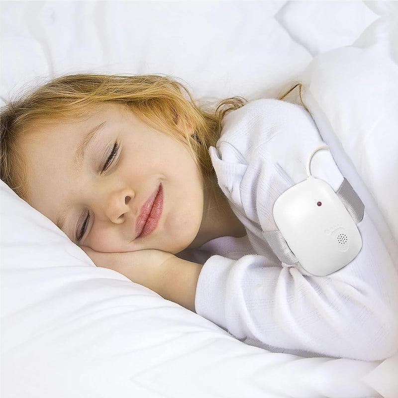 [Australia] - Bed Wetting Alarm for Boys Girls, Pee Alarm with Strong Vibration, Potty Training Alarm for Kids, White 