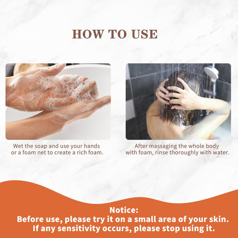 EUQEE 5 oz Glutathione Kojic Acid Soap for Rejuvenating Skin | Soap Bars with Glutathione, Vitamin C, Collagen, Reduces the Appearance of Dark Spots Fine Lines with a Foaming Net