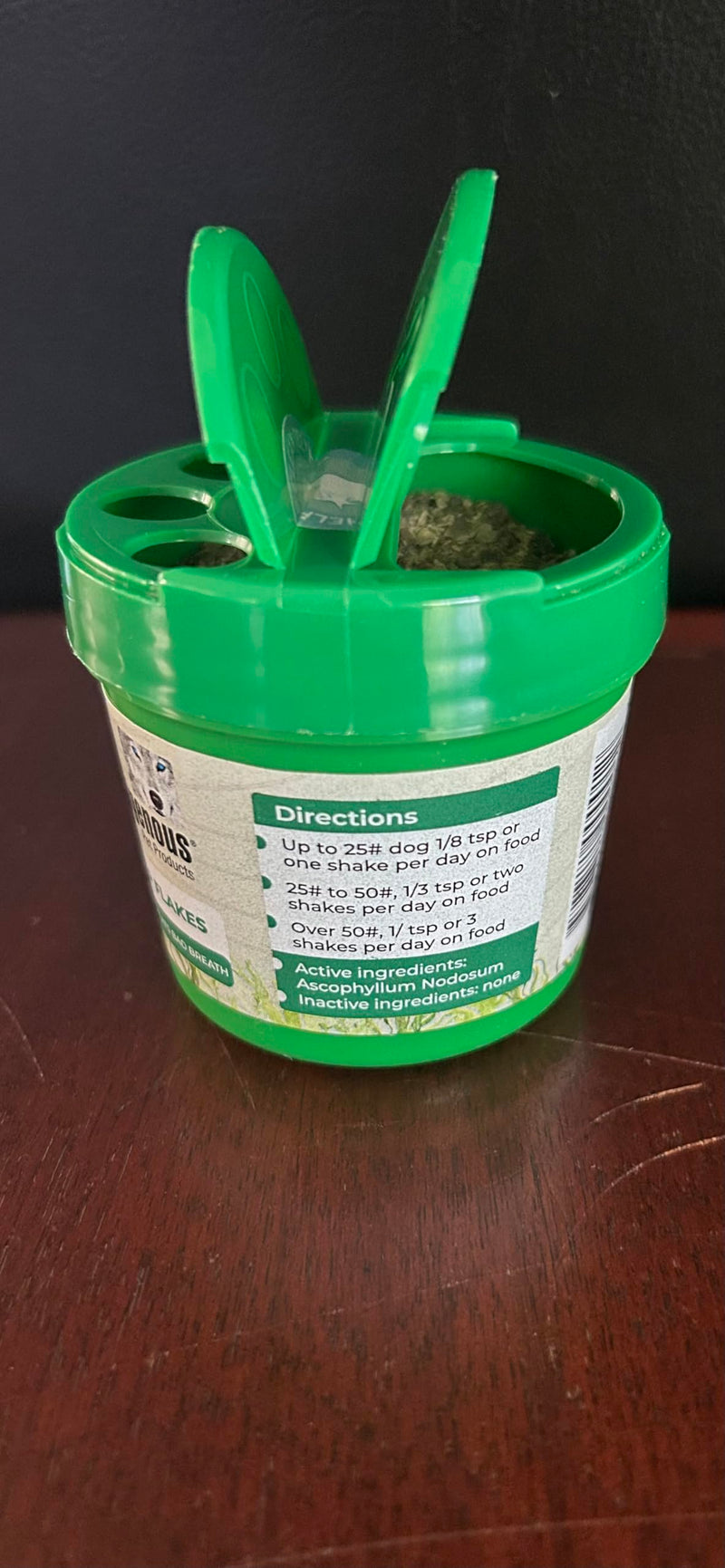 Organic Sea Kelp Flakes for Dogs, 72g/ 2.54oz, Green - PawsPlanet Australia