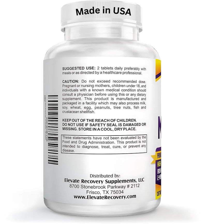 [Australia] - 2-Month Multimineral Supplement (Iron Free) Natural Multiminerals | High-Potency Multi Mineral Supplements (15-in-1) Blended Minerals Formula | Mineral Complex | 60-Day Bulk Supply | 120 Tablets Unflavored 120 Count (Pack of 1) 