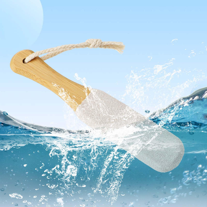 [Australia] - Pumice Stone Foot Care Callus Remover Foot Scrubber Removes Cracked Heels Light Stone Pedicure Foot Rasp Dead Skin Hard Skin File Brush for Feet Hands Body Wet and Dry Shower 