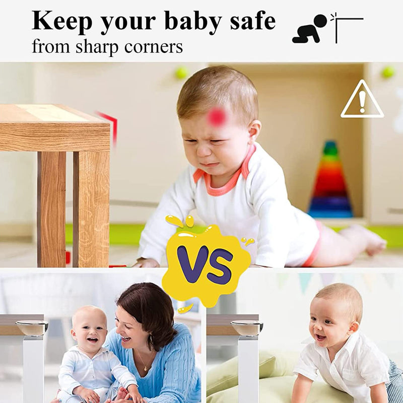 [Australia] - 16 Pack Corner Protector for Baby, Clear Corner Protectors, Furniture Corner Guard & Edge Safety Bumpers to Cover Sharp Furniture & Table Edges Transparent Drop Shape 16 Pack 